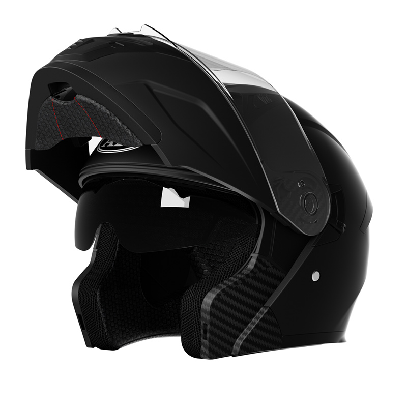 K9 Safety DOT Standard Flip Up หมวกกันน็อครถจักรยานยนต์ Double Visors หมวกกันน็อควิบาก