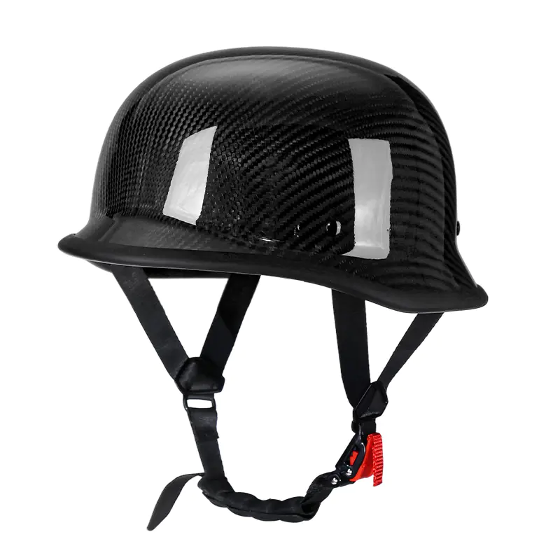 M35 คาร์บอนไฟเบอร์หมวกกันน็อครถจักรยานยนต์ย้อนยุคหมวกกันน็อคครึ่งหน้า